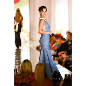 Blue  Size 2 Mermaid dress